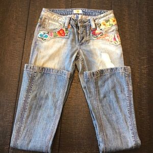 Antik vintage style jeans 🧡❤️💛💚💜💙